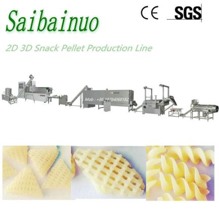 3D užkandžių granulių perdirbimo linija