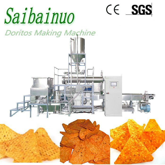 CE Certificated Industrial Automatic Doritos Snacks Machine