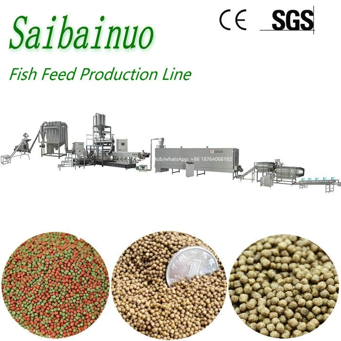 Fish Feed Machine Extruder Floating Fish Feed Machinery