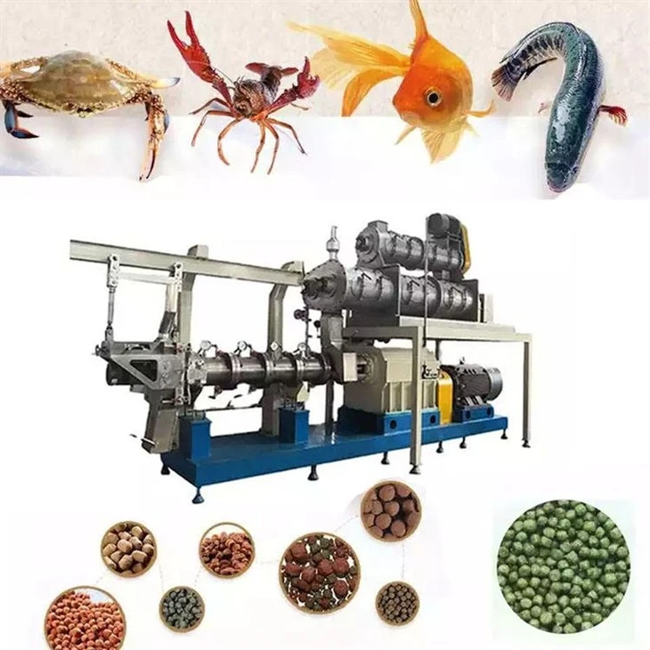 Floating And Sinking Fish Feed Dog Cat Pet Food Making Machine